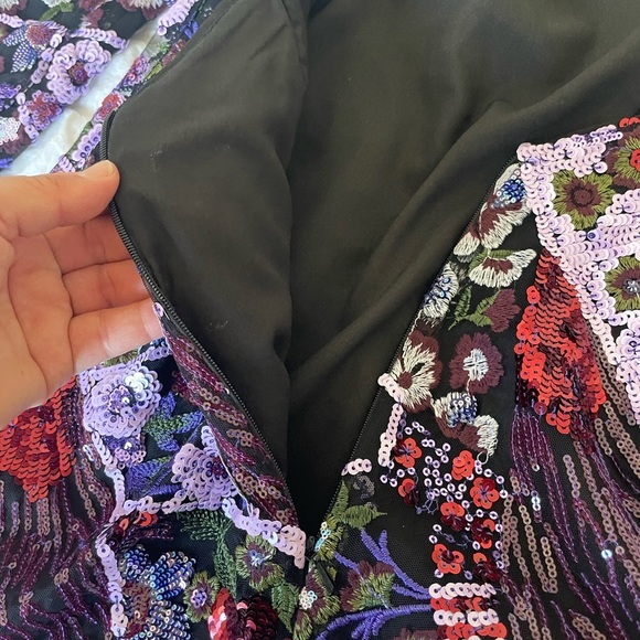 Helsi Monica purple sequin Evening Mini Dress - Picture 12 of 15